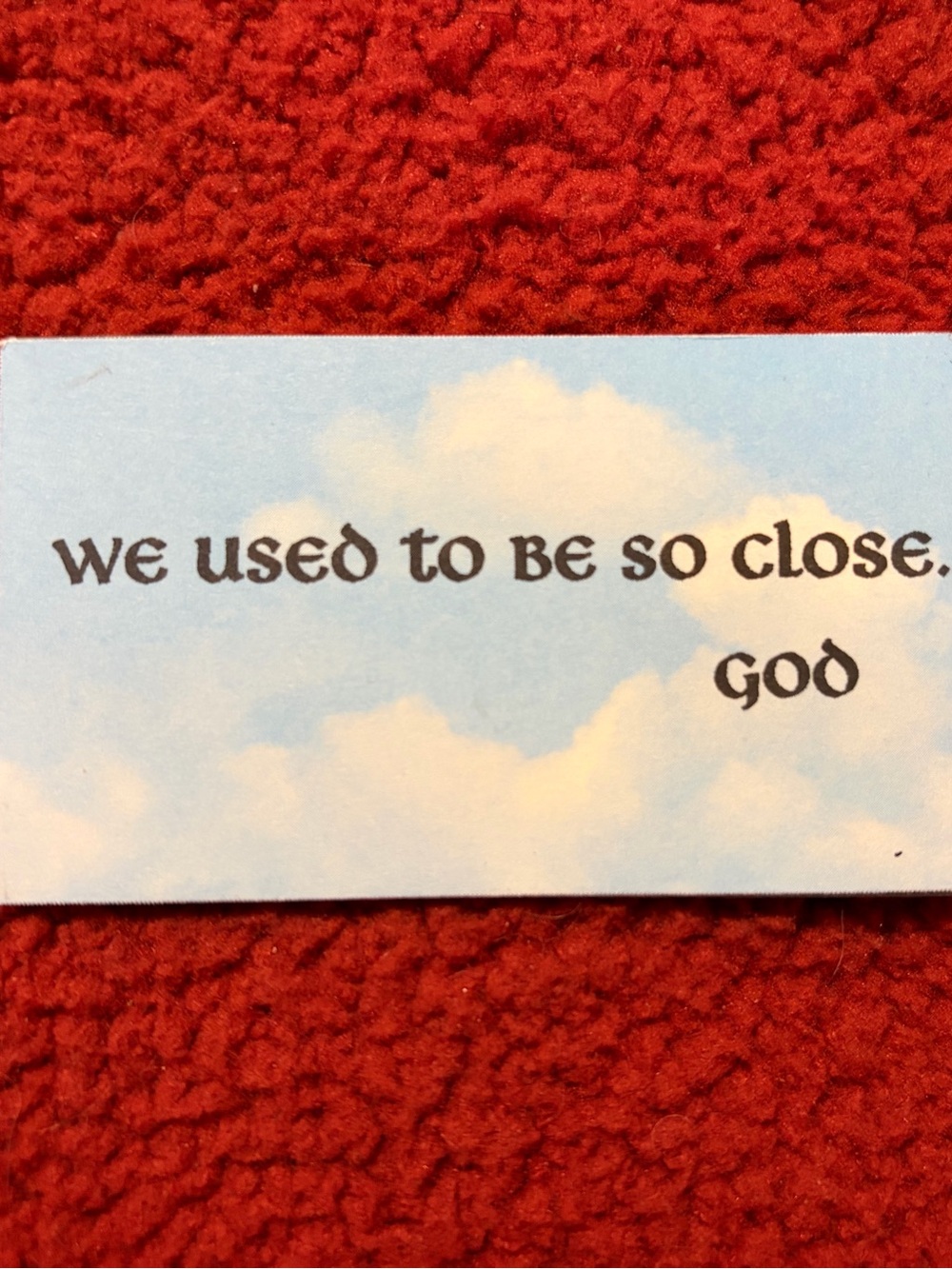 Messages from God magnet